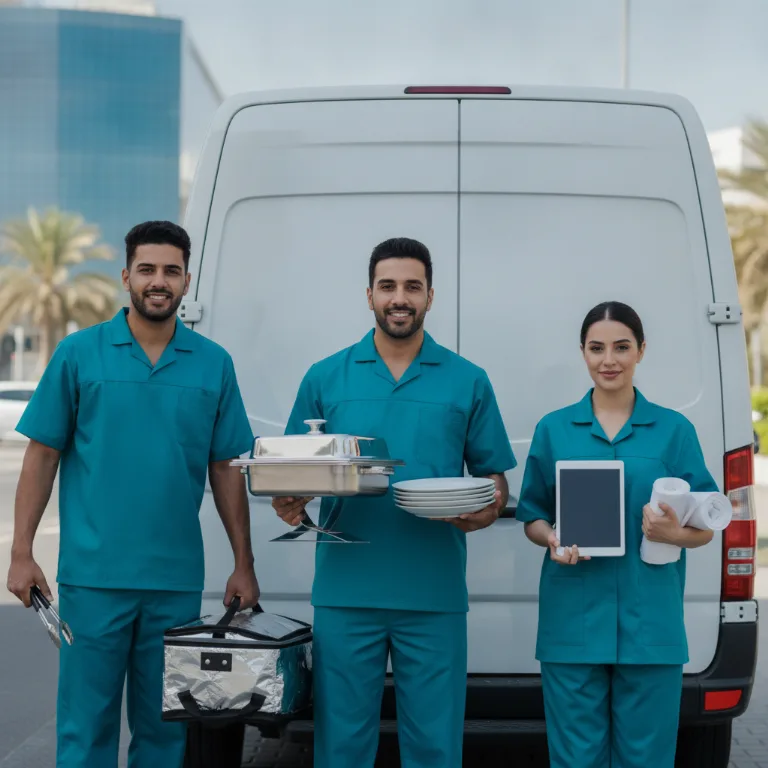 خدمات تموين الشركات فريق في دبي